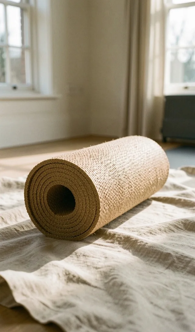 Raw linen texture representation